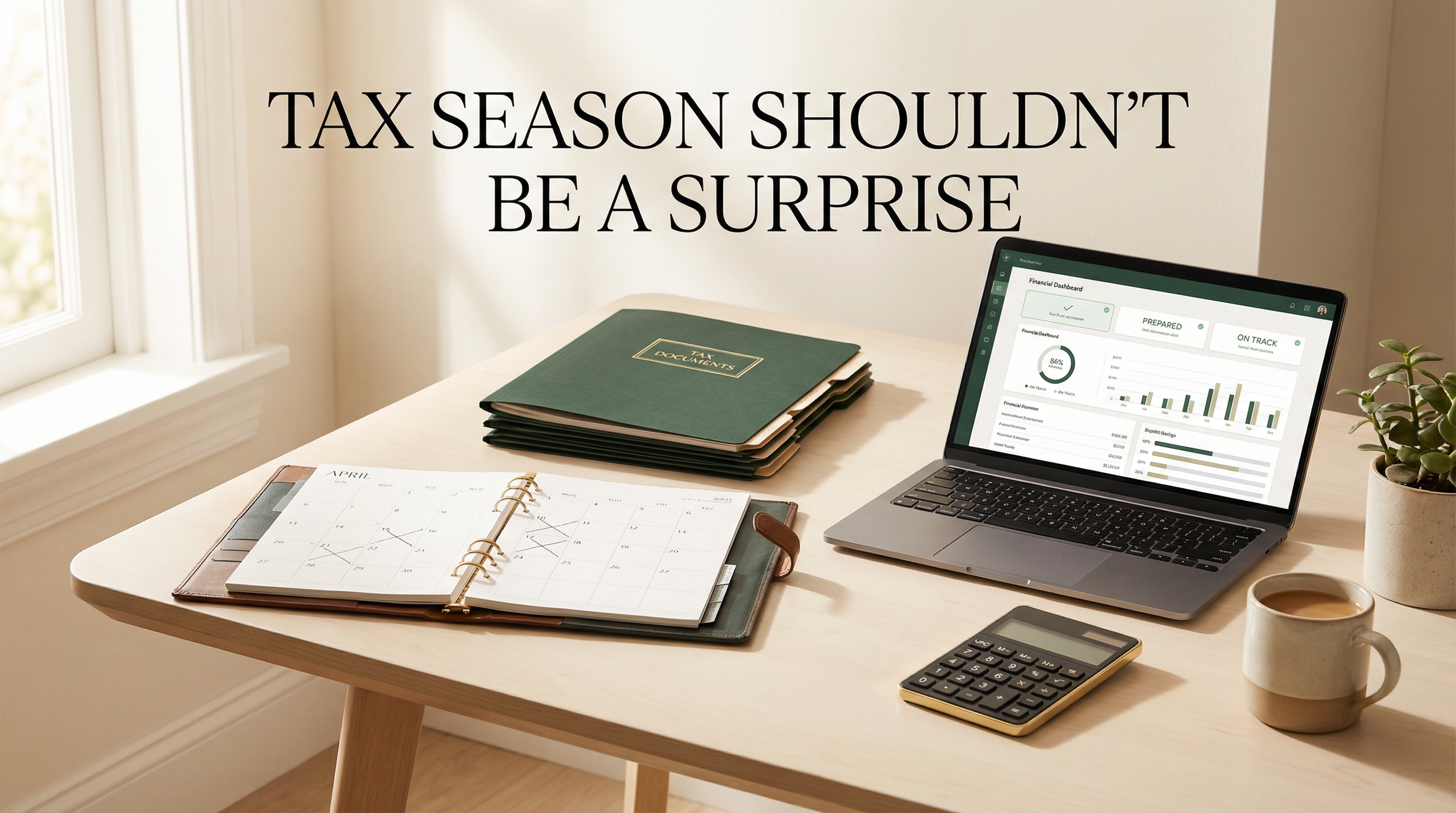 Tax Season Shouldn't Be a Surprise